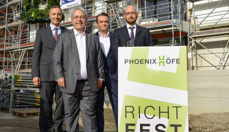 Richtfest im Harburger Binnenhafen