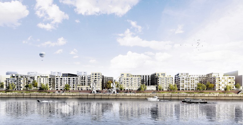 Visualisierung: Hafencity Hamburg