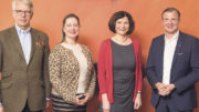 Sophie Fredenhagen mit Vorstandsmitgliedern